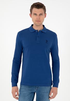 Erkek İndigo Basic Sweatshirt - 50297904039
