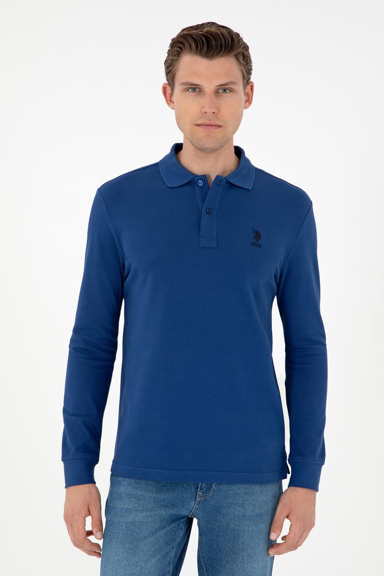 Erkek İndigo Basic Sweatshirt - 50297904039