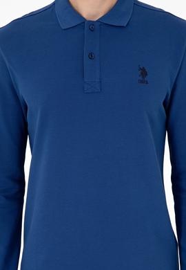 Erkek İndigo Basic Sweatshirt - 50289062335