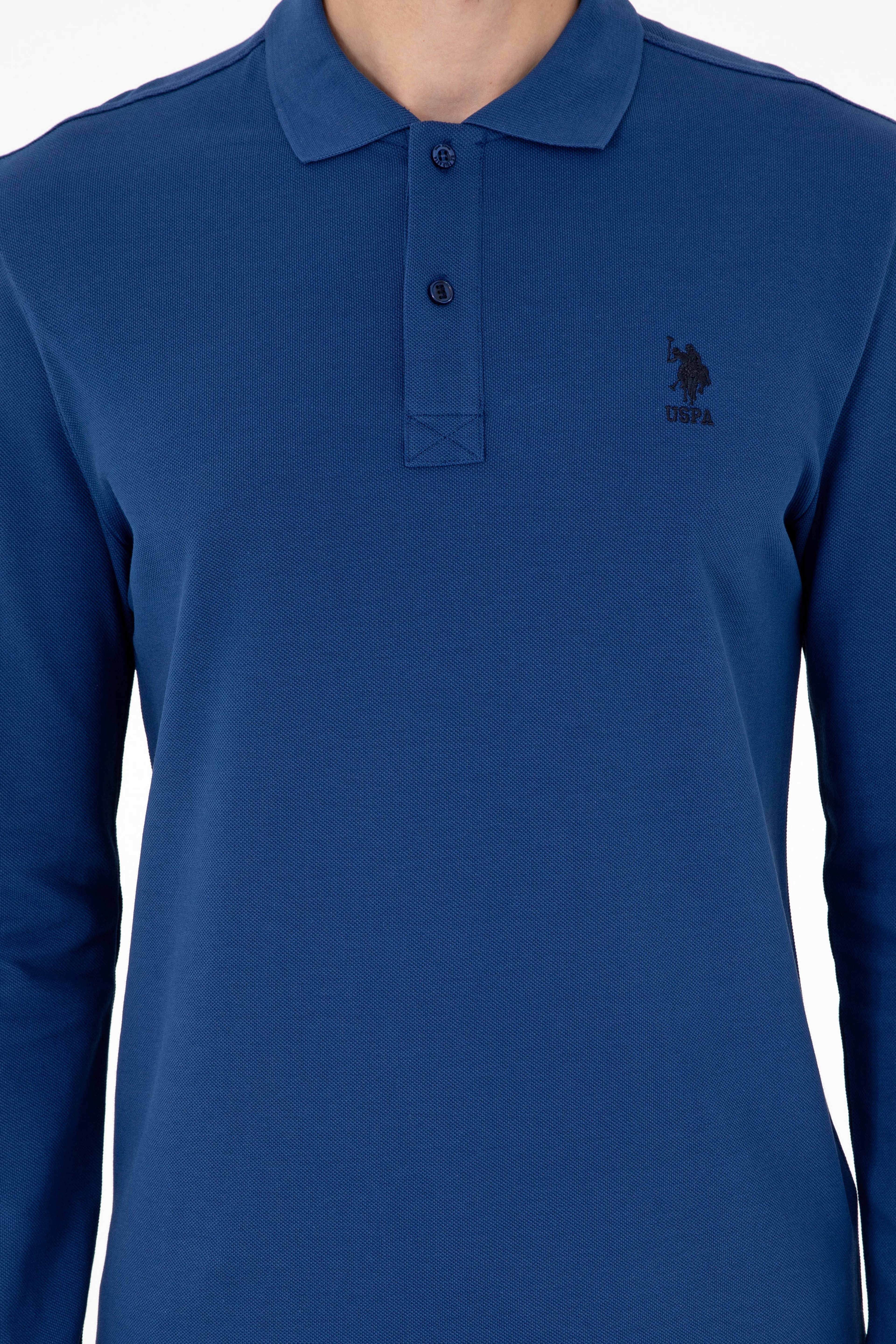 Erkek İndigo Basic Sweatshirt