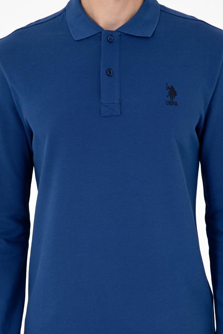 Erkek İndigo Basic Sweatshirt - 50289062335