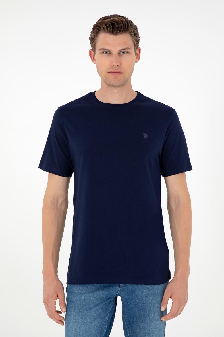 Erkek Lacivert Basic Tişört - 50294224037