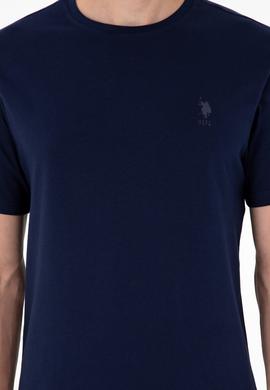 Erkek Lacivert Basic Tişört - 50294224037