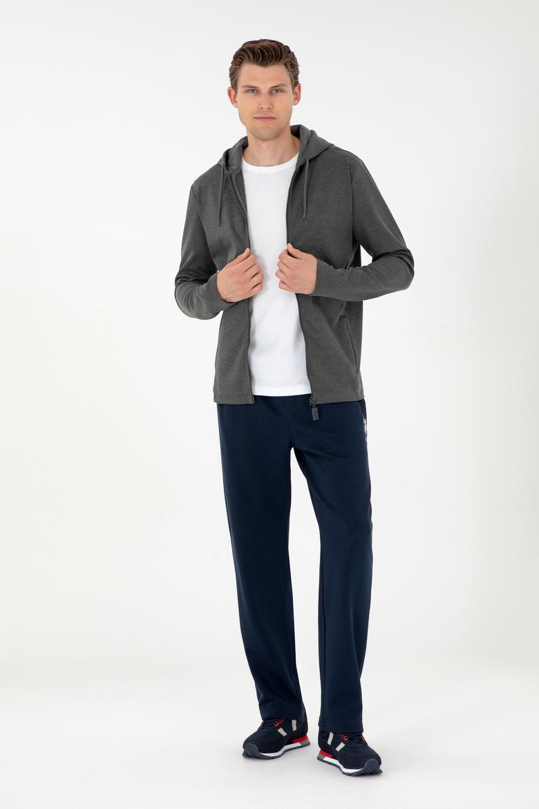 Erkek Antrasit Melanj Örme Hırka - 50289025017