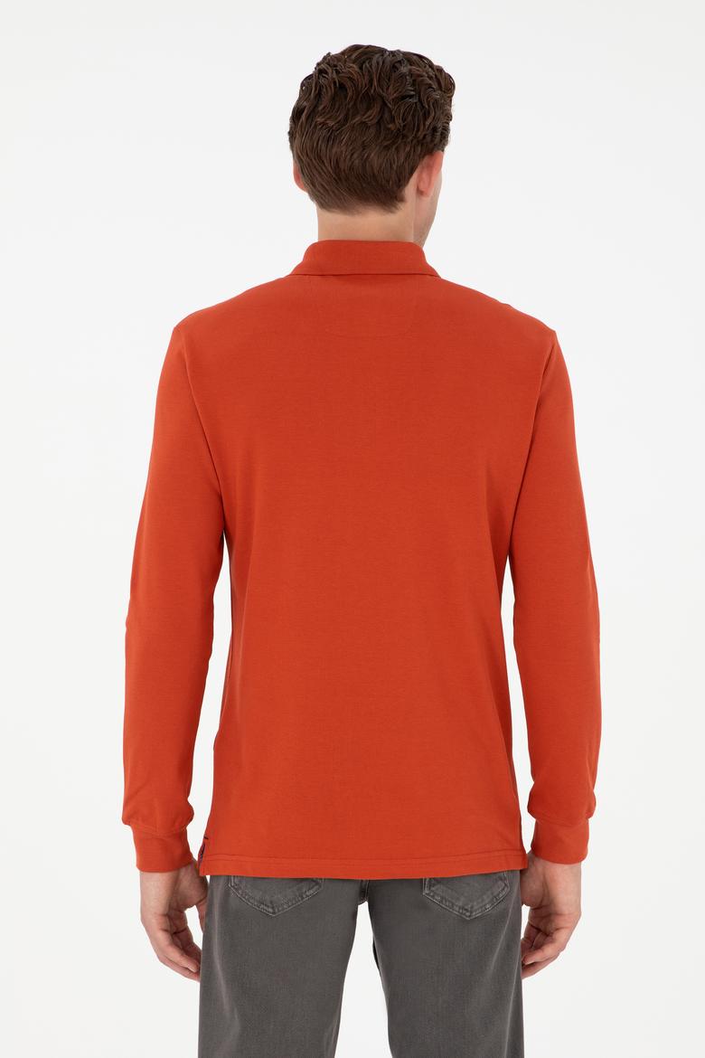 Erkek Kiremit Basic Sweatshirt - 50297904006