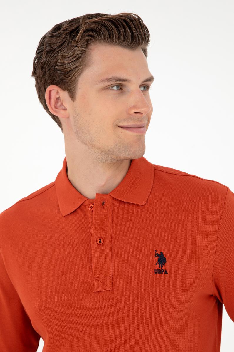 Erkek Kiremit Basic Sweatshirt