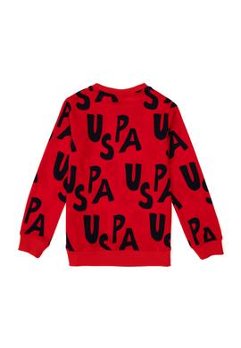 Erkek Çocuk Kırmızı Bisiklet Yaka Sweatshirt - 50293634003