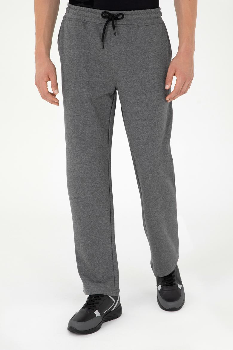 Erkek Antrasit Melanj Eşofman Altı - 50289052029