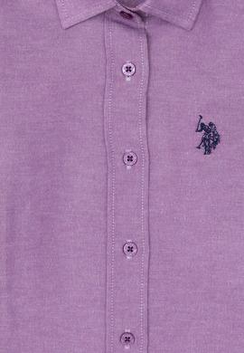 Kız Çocuk Menekşe Uzun Kollu Gömlek - 50297414012