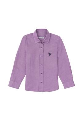 Kız Çocuk Menekşe Uzun Kollu Gömlek - 50297414012