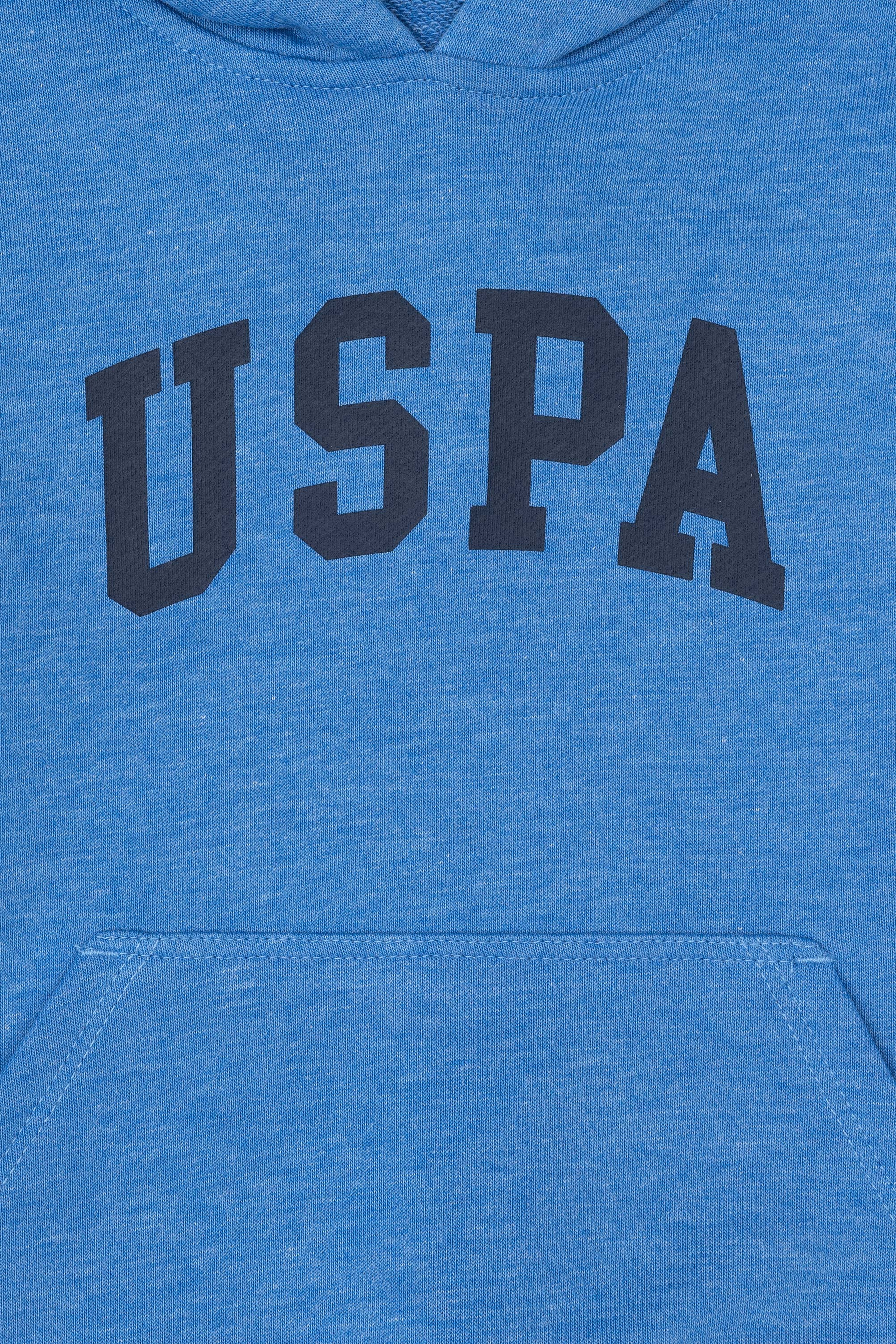 Erkek Çocuk Kobalt Basic Kapüşonlu Sweatshirt