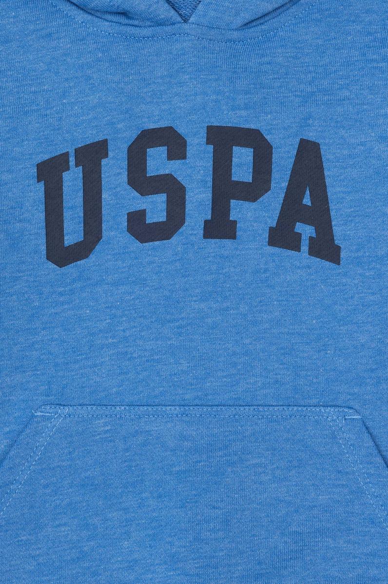 Erkek Çocuk Kobalt Basic Kapüşonlu Sweatshirt