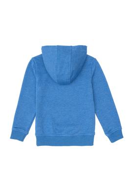 Erkek Çocuk Kobalt Basic Kapüşonlu Sweatshirt - 50293614062