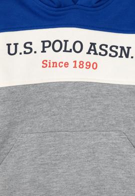 Erkek Çocuk Saks Kapüşonlu Sweatshirt - 50293616020