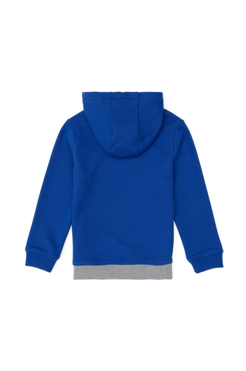 Erkek Çocuk Saks Kapüşonlu Sweatshirt