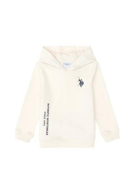 Erkek Çocuk Krem Kapüşonlu Sweatshirt - 50293519016