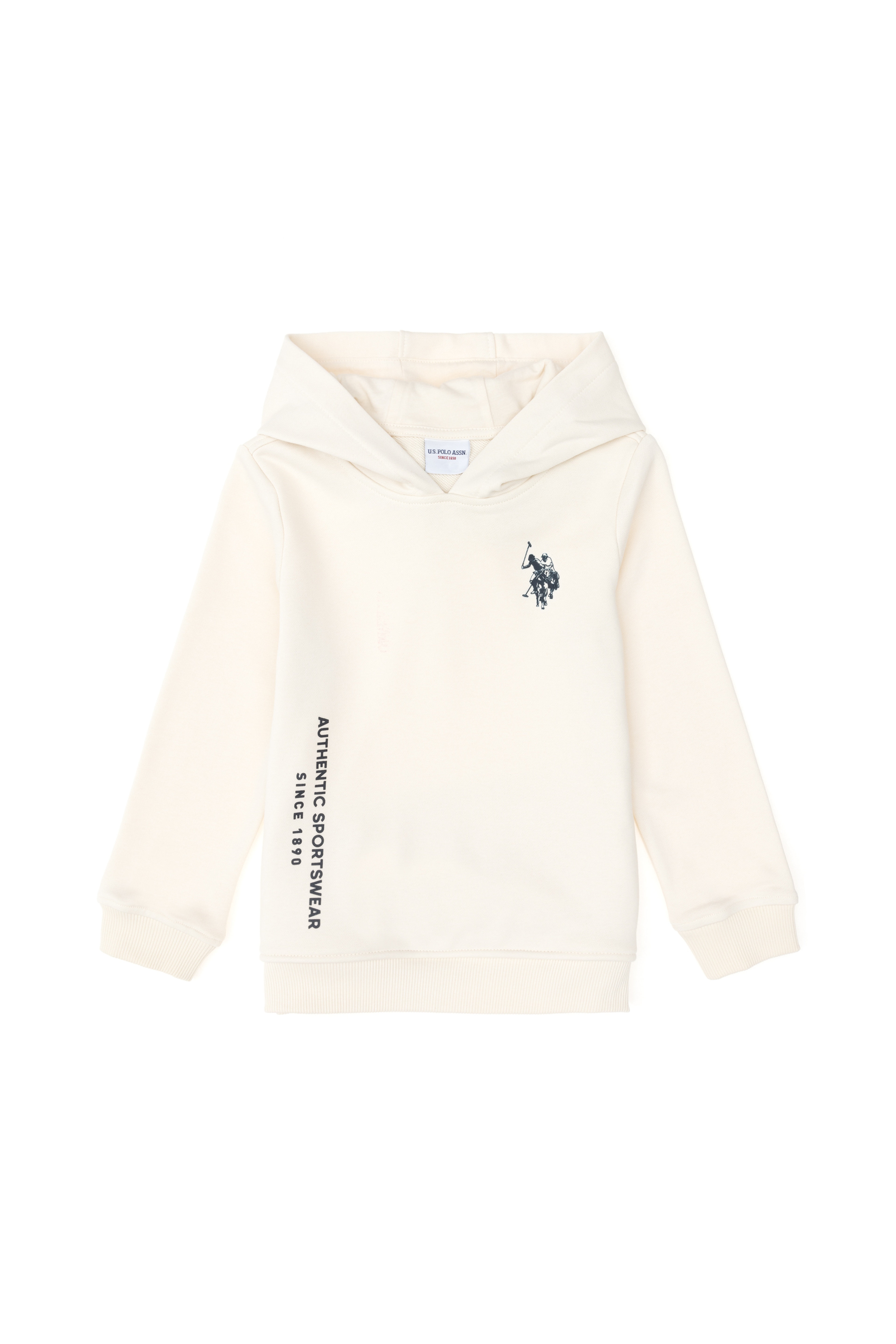 Erkek Çocuk Krem Kapüşonlu Sweatshirt