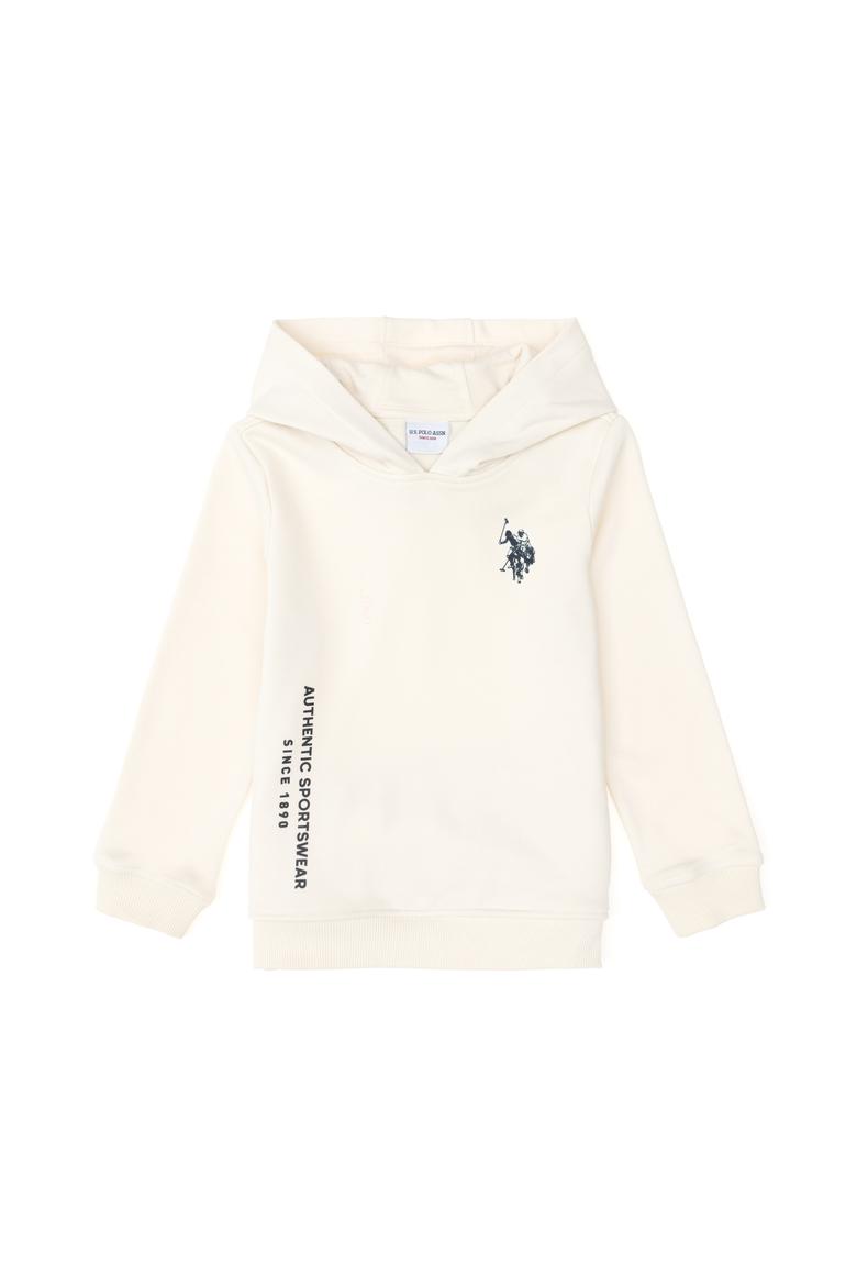 Erkek Çocuk Krem Kapüşonlu Sweatshirt - 50293519016