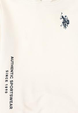 Erkek Çocuk Krem Kapüşonlu Sweatshirt - 50293519016