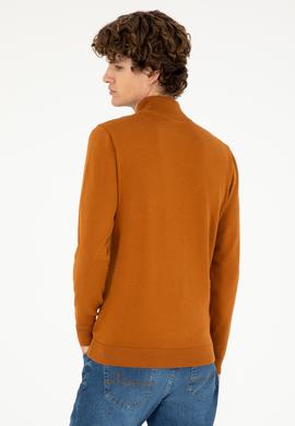 Erkek Slim Fit Yarım Boğazlı Coconut Basic Kazak - 50293499100