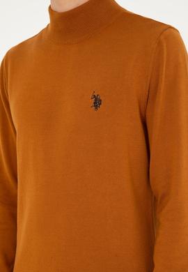 Erkek Slim Fit Yarım Boğazlı Coconut Basic Kazak - 50293499100