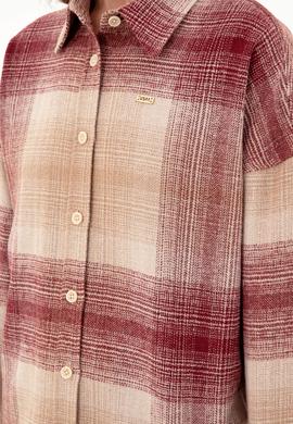 Kadın Vişne Uzun Kollu Gömlek - 50297439027