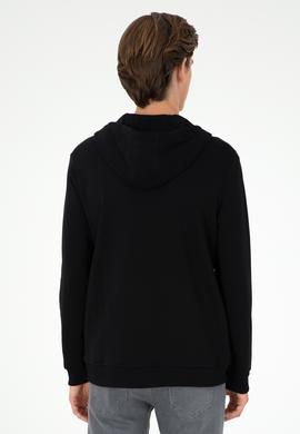 Erkek Siyah Örme Hırka - 50295147058