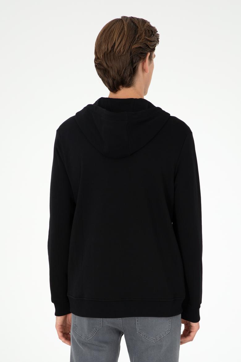 Erkek Siyah Örme Hırka - 50295147058