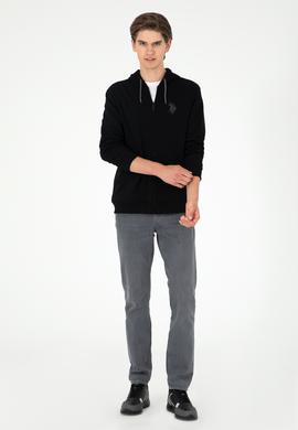 Erkek Siyah Örme Hırka - 50295147058