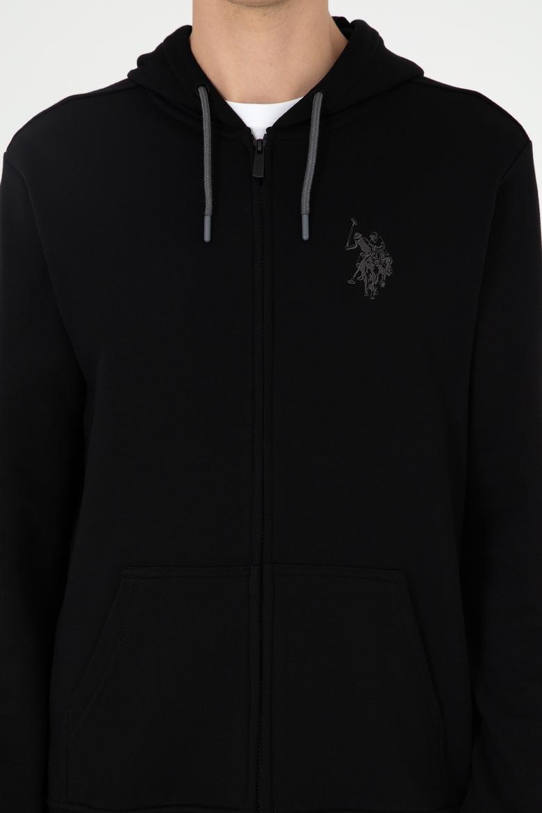 Erkek Siyah Örme Hırka - 50295147058