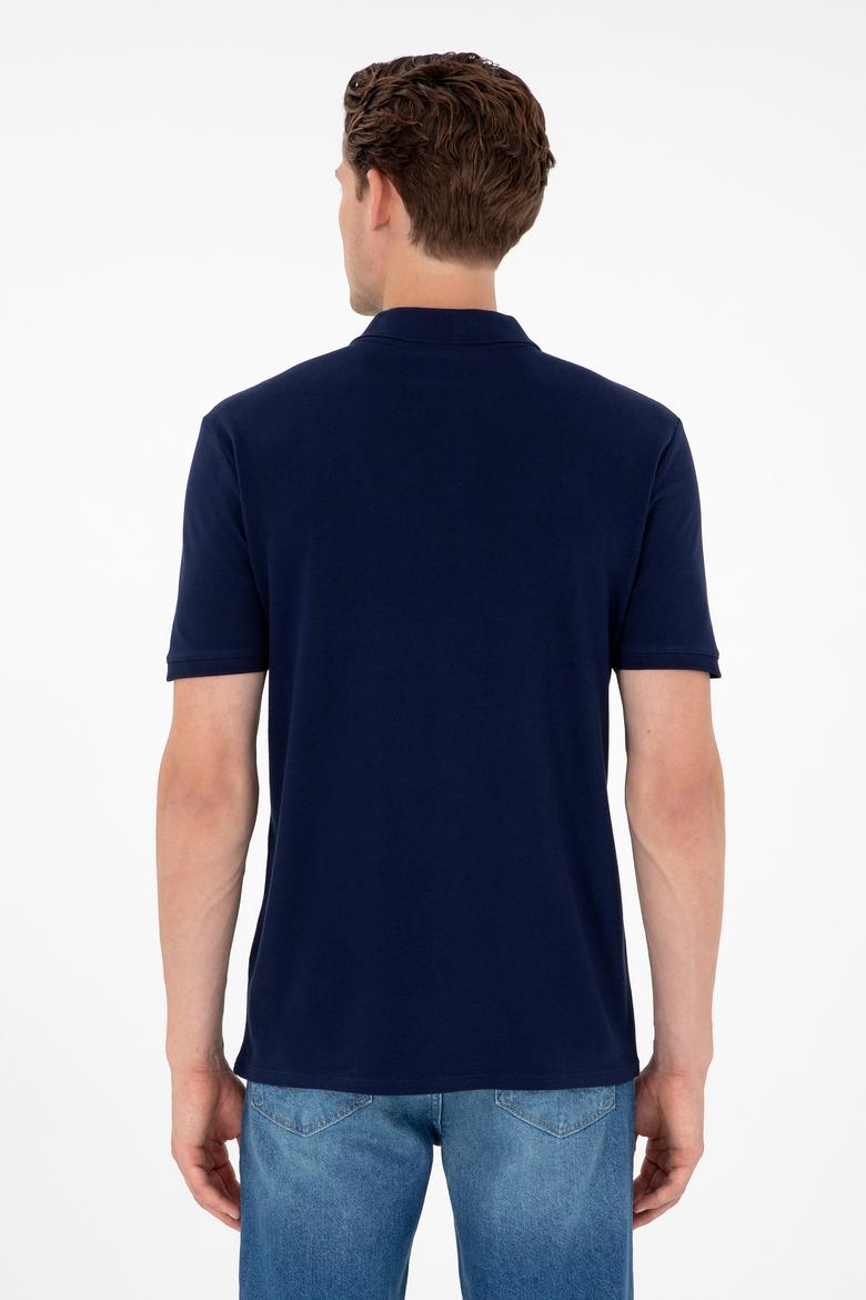 Erkek Lacivert Basic Tişört - 50284641127