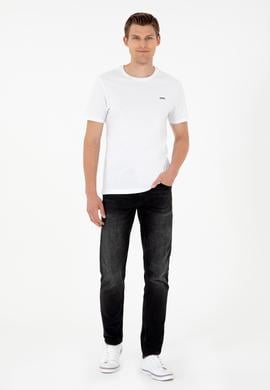 Erkek Beyaz Basic Tişört - 50284640001
