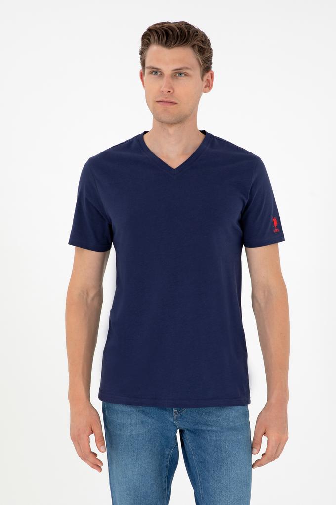 Erkek Lacivert Basic Tişört