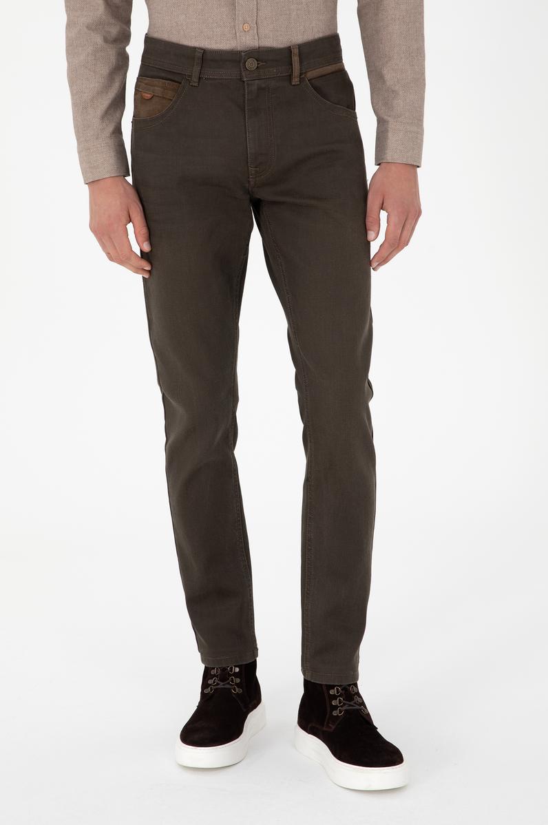 Erkek Koyu Mavi Jean Pantolon