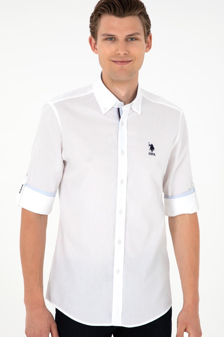 Erkek Beyaz Uzun Kollu Gömlek - 50291240006