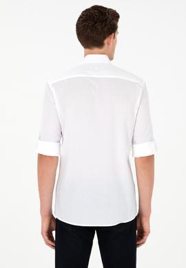 Erkek Beyaz Uzun Kollu Gömlek - 50291240006