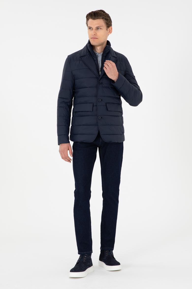 Erkek Lacivert Mont - 50290800002