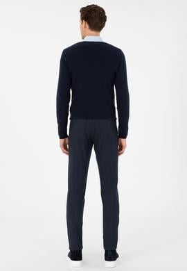 Erkek Lacivert Kanvas Pantolon - 50296149087