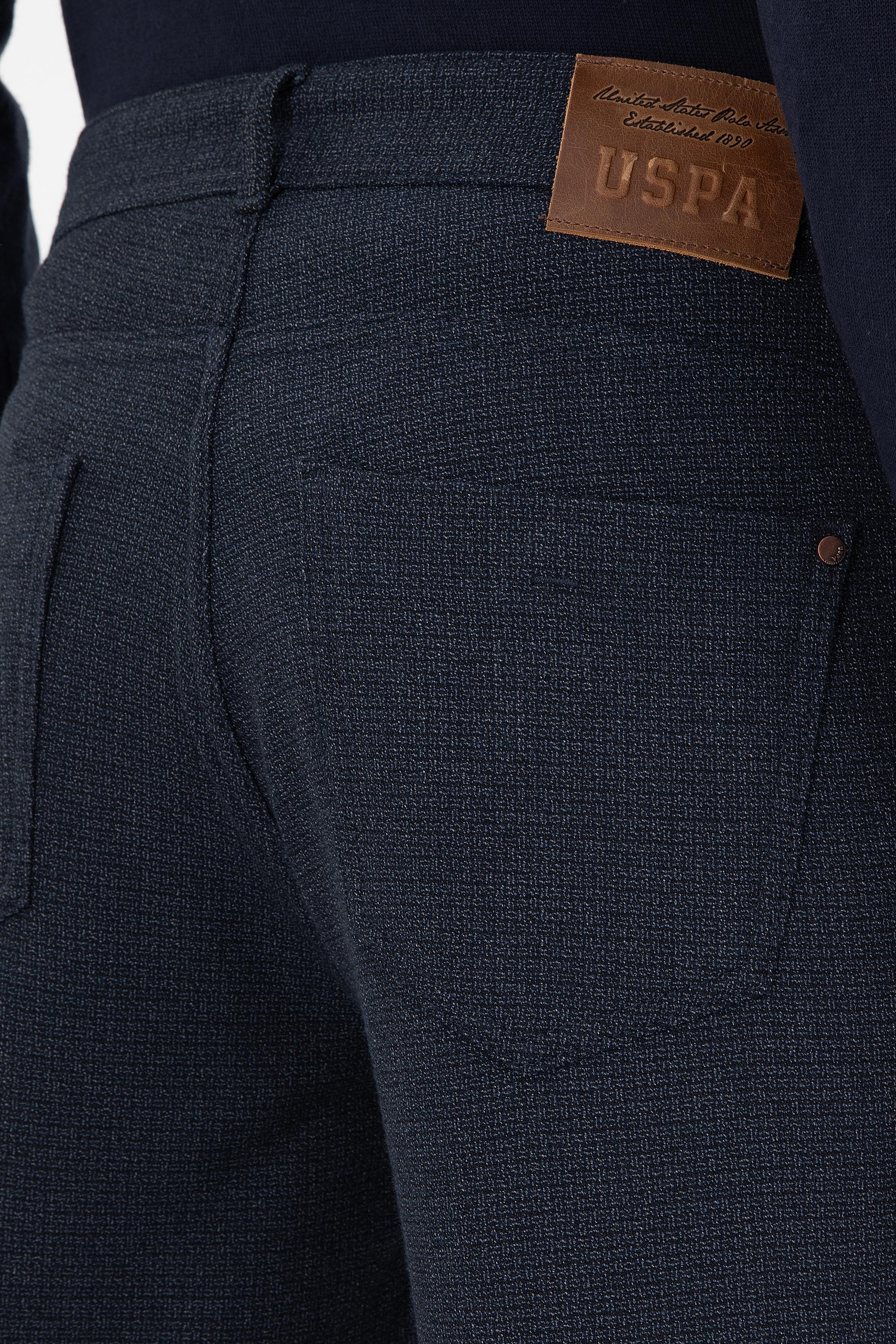 Erkek Slim Fit Lacivert Kanvas Pantolon - Image 6