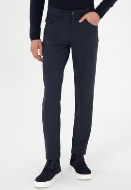 Erkek Lacivert Kanvas Pantolon - 50296149087