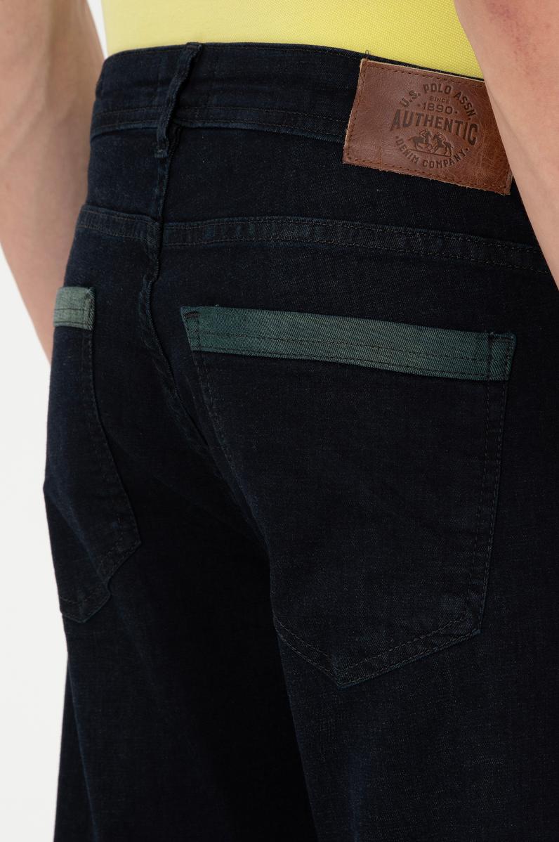 Erkek Koyu Mavi Jean Pantolon