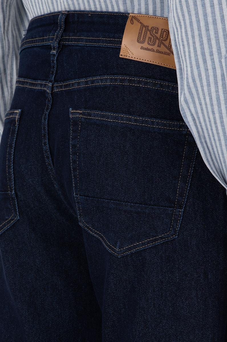 Erkek Mavi Slim Fit Jean Pantolon