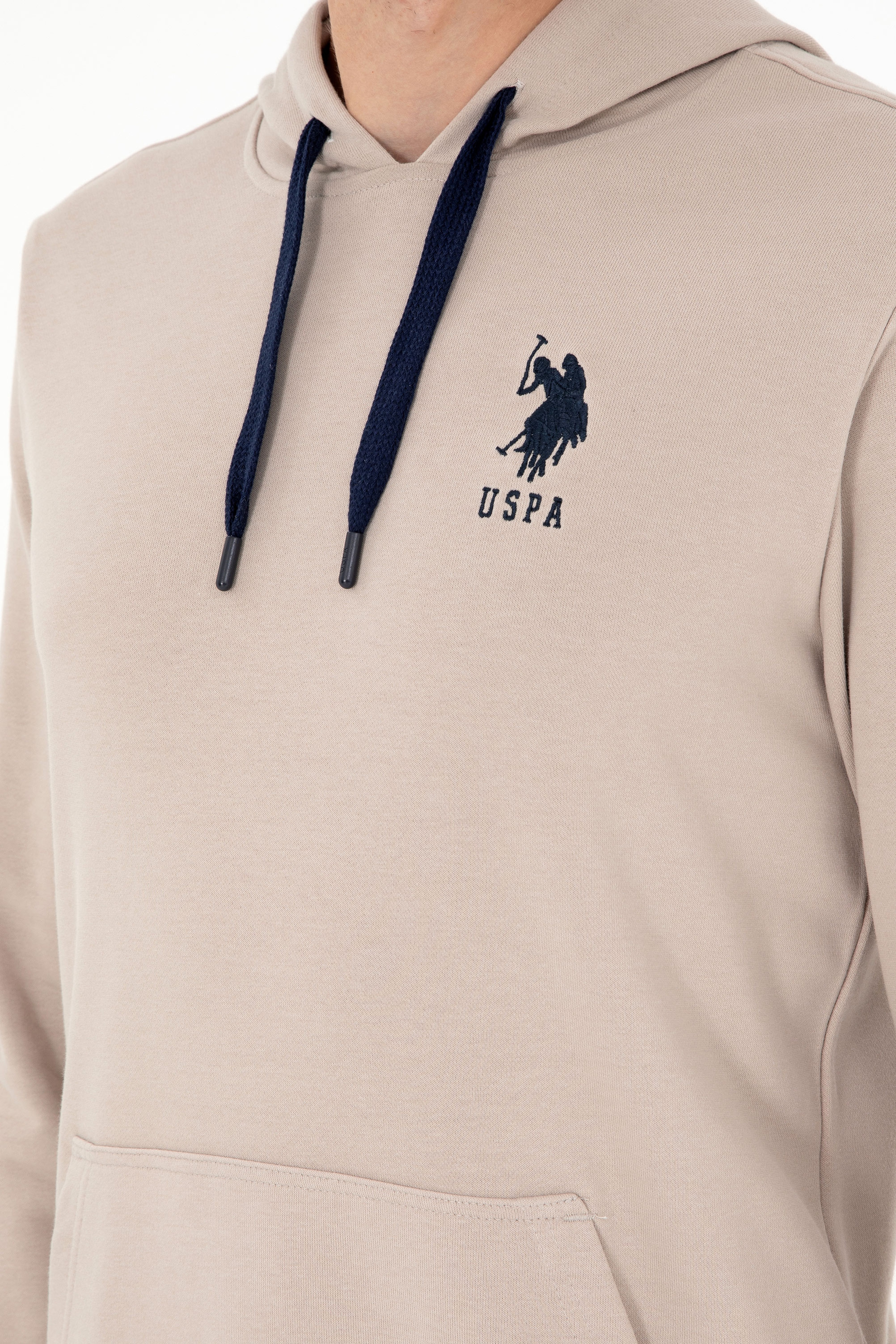 Erkek Taş Basic Sweatshirt - Image 7