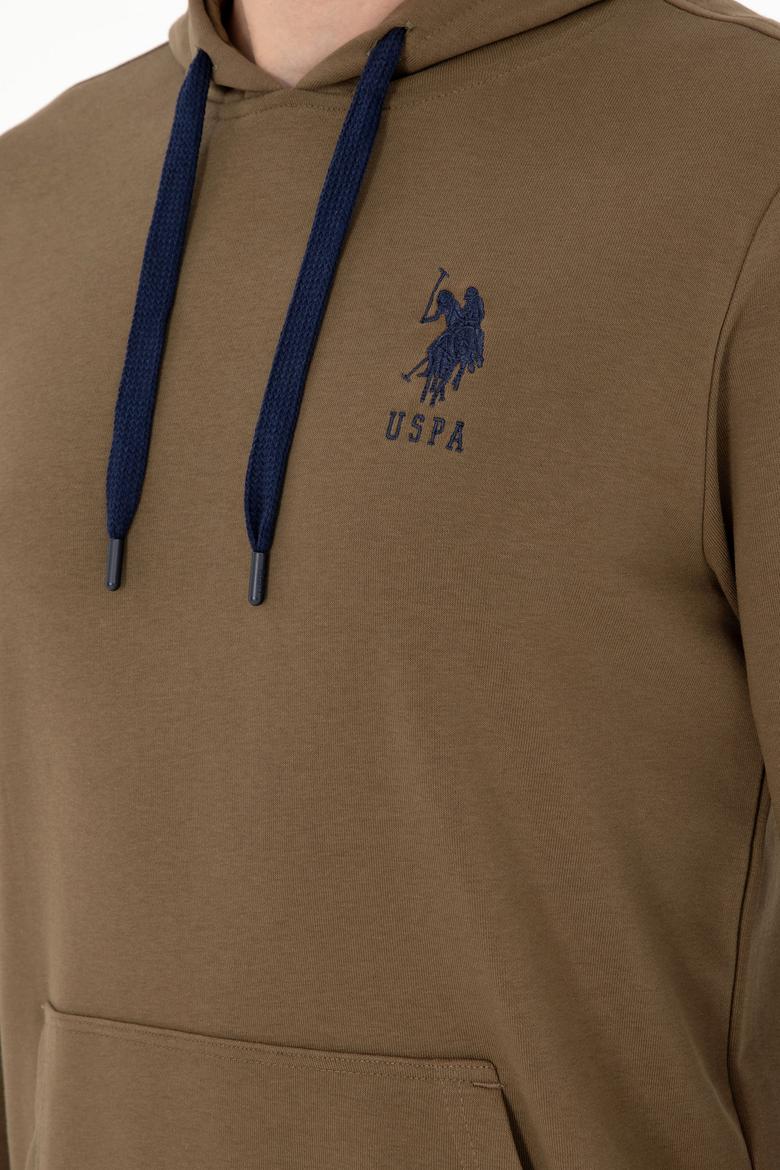 Erkek Haki Basic Sweatshirt - 50289059096