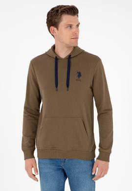 Erkek Haki Basic Sweatshirt - 50289059096