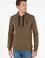 Erkek Haki Basic Sweatshirt