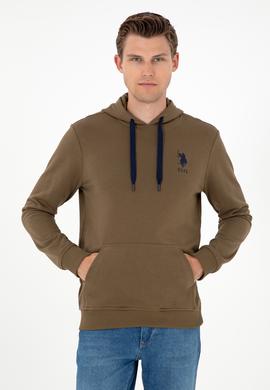 Erkek Haki Basic Sweatshirt - 50289059096