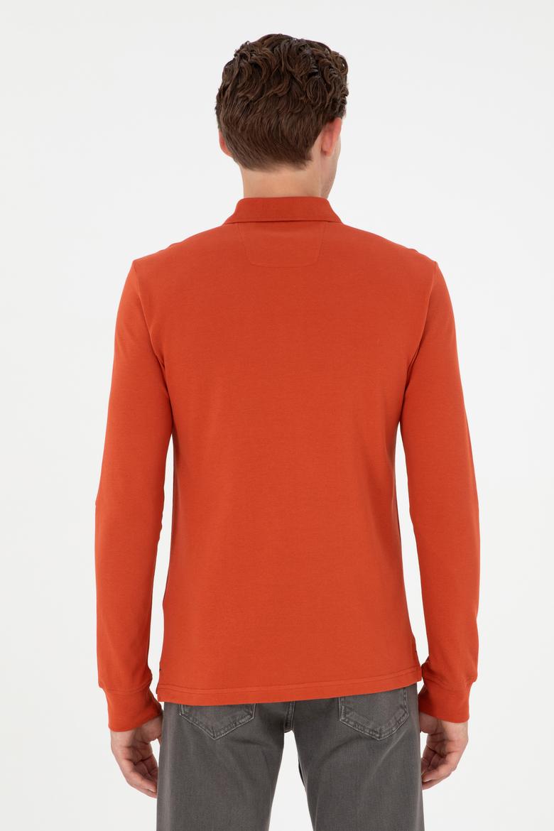 Erkek Kiremit Basic Sweatshirt - 50289060074