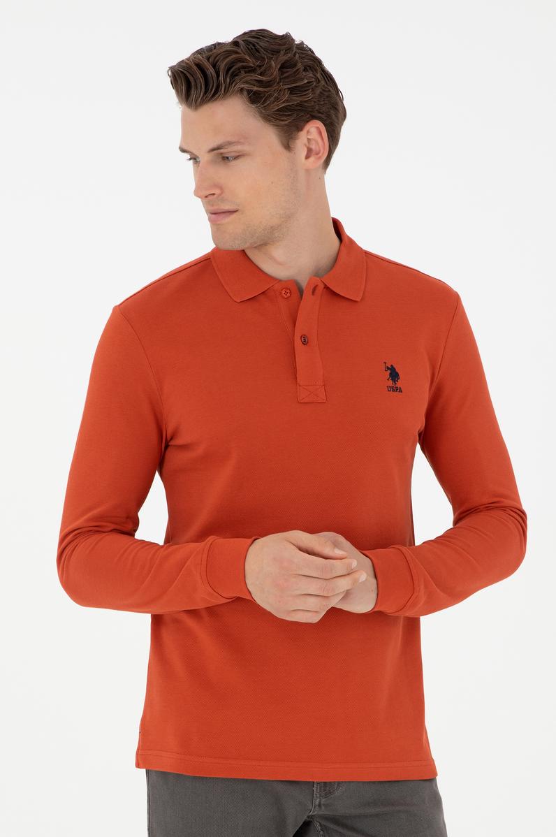 Erkek Kiremit Basic Sweatshirt