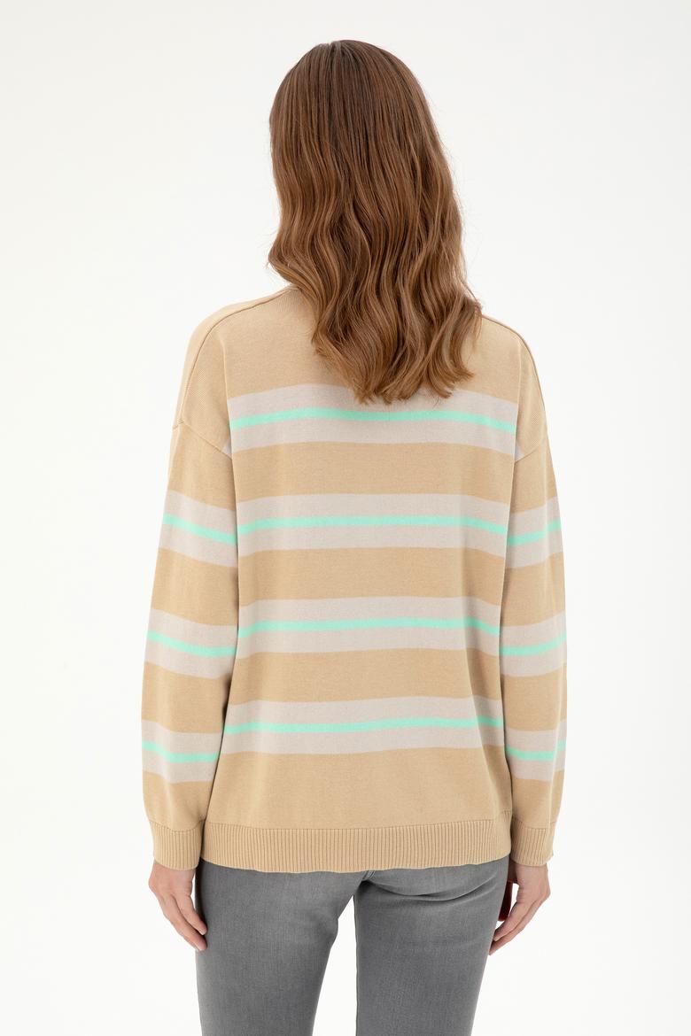 Kadın Kum Polo Yaka Kazak - 50297089014